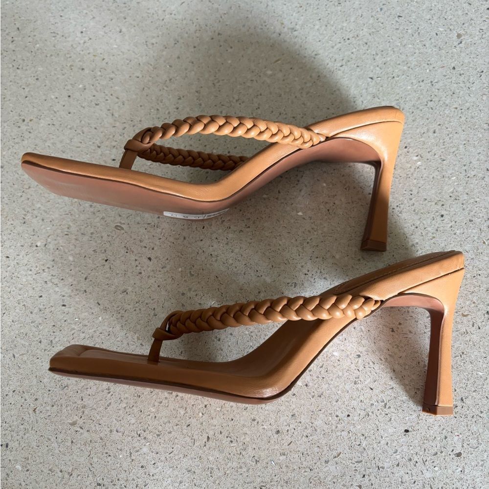 Tan Braided Strap Sandals by ASOS NWT - Picture 4 of 8